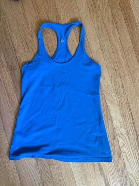 lululemon athletica Bright Blue Racerback Tank